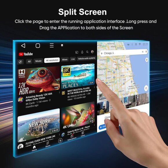 Ford F150 04-08/F250 2008-16: 10" Touch Radio w/ CarPlay & Android Auto - Picture 7 of 8